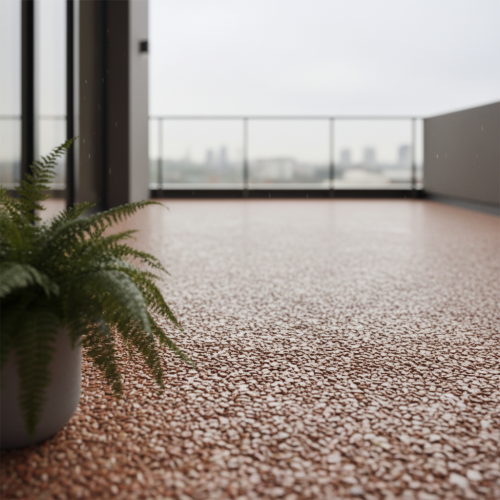 Pavimento drenante fai da te ciottoli in marmo e resina rosso verona 15,750 kg