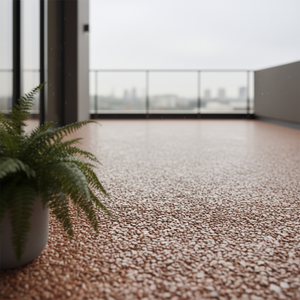 Pavimento drenante fai da te ciottoli in marmo e resina rosso verona 15,750 kg