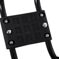 Set 2 Staffe Porta Kayak con Attacco Universale per Portapacchi Adatte per Canoe e Paddleboard, Nero, 46x16.5x47cm