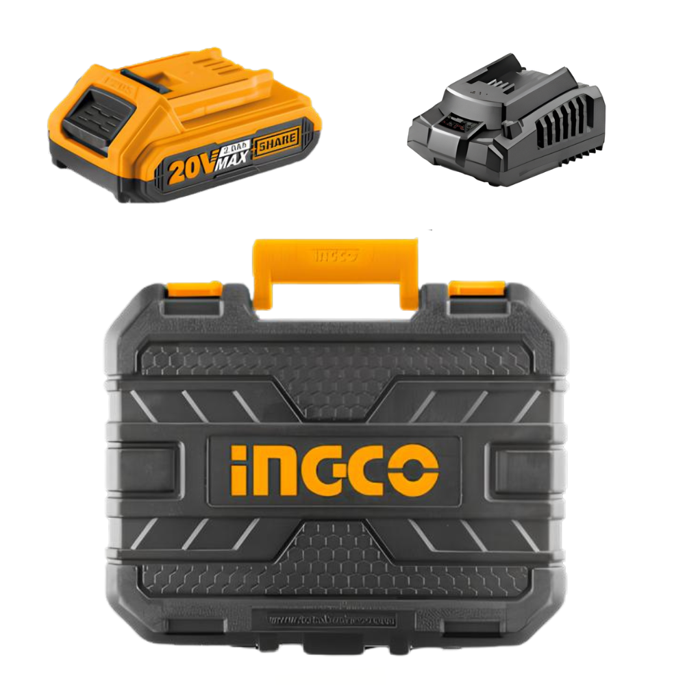 Forbice pota Ø25 a batteria 20v valigetta batteria caricabatterie ingco