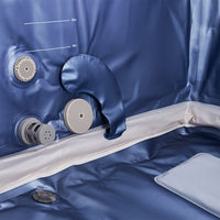 Vasca Idromassaggio da Esterno Spa Smontabile 160x160x65 cm 6 Persone Oslo Sapphire Pannello OLED