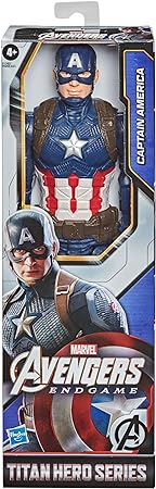 Hasbro Avengers - Captain America (Action Figure Titan Hero Da 30 Cm, Per Bambini Dai 4 Anni In Su)