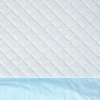 Set 100 Tappetini Igienici per Cani a 6 Strati in Tessuto non Tessuto, Carta e PE, 45x30 cm, Blu e Bianco