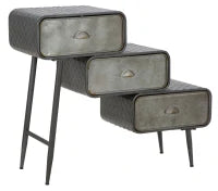 Mobiletto 3 Cassetti Iron School Cm 86X29.5X71