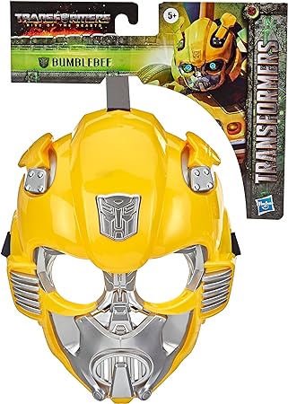 Transformers, Maschera regolabile di Bumblebee, ispirata al film Transformers: Il Risveglio, maschera per travestimenti
