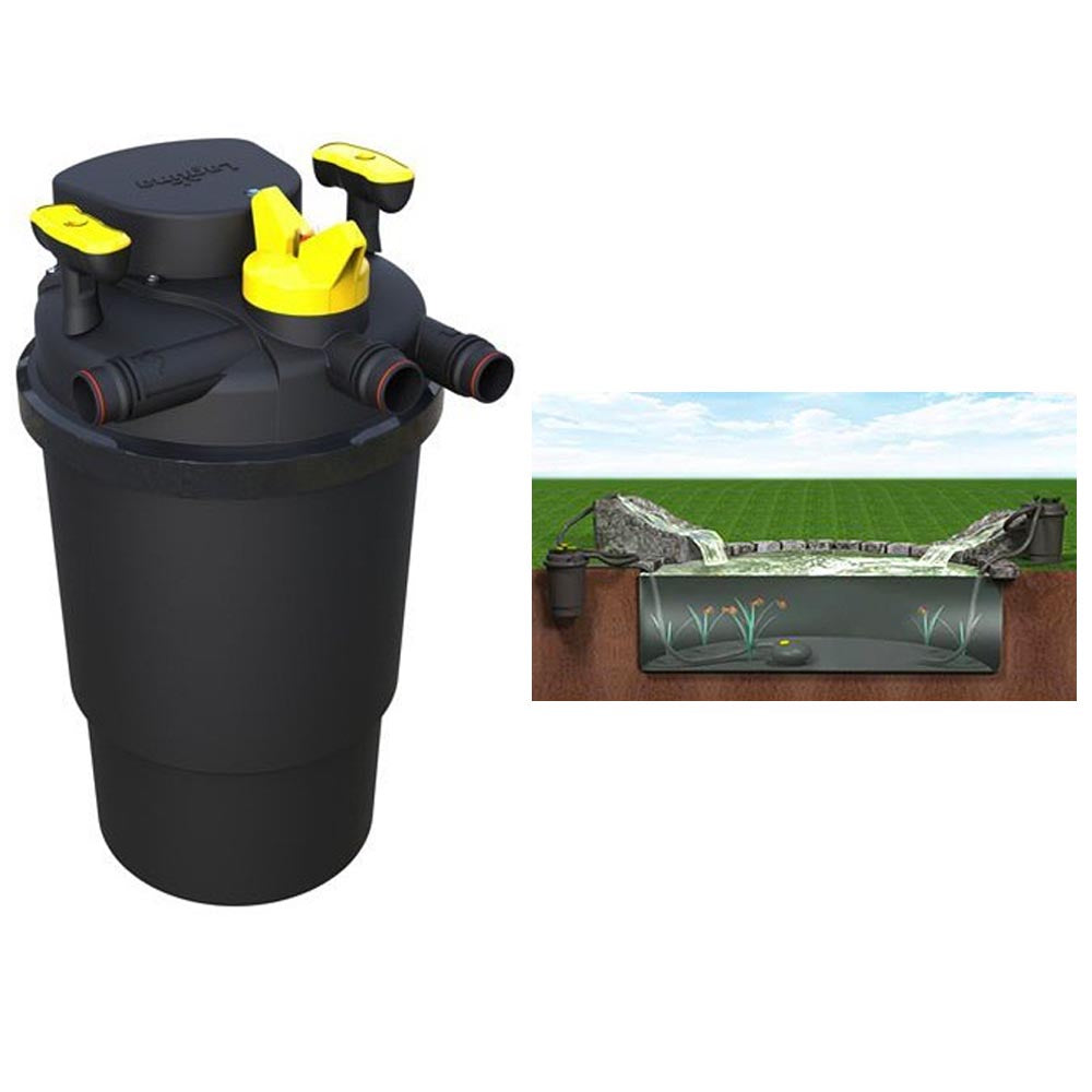 Askoll filtro esterno a pressione per laghetto con uvc pressure filter flo 10000 kit