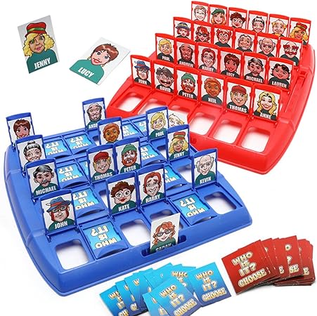 Classic Gioco da Tavolo, Gioco da Tavolo per Bambini Indovina Chi Gioco, Gioco di Pensiero Logico Intellettuale, Famigli