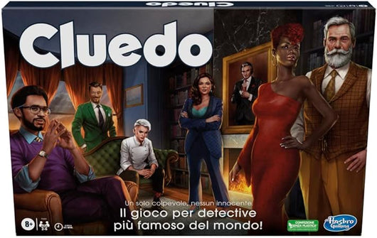 Cluedo Classico Refresh (Gioco in Scatola, Hasbro Gaming), per Bambini e Bambine da 8 Anni, Cluedo Rivisitato per 2-6 Gi