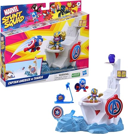 Marvel Stunt Squad - Marvel - Tower Smash - Figura 4 anni +