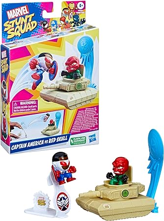 Hasbro Marvel Stunt Captain America VS Red Skull
