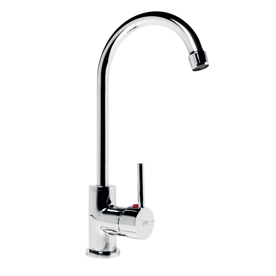 Miscelatore monoforo ottone per lavello cucina berlino erogazione orientabile *** confezione 1