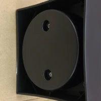 Lampada Solare da Giardino con Pannello di Ricarica, in Acciaio e Rattan, 20x20x68 cm, Nero