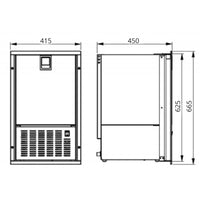 FABBRICATORE GHIACCIO PORTA ACCIAIO
