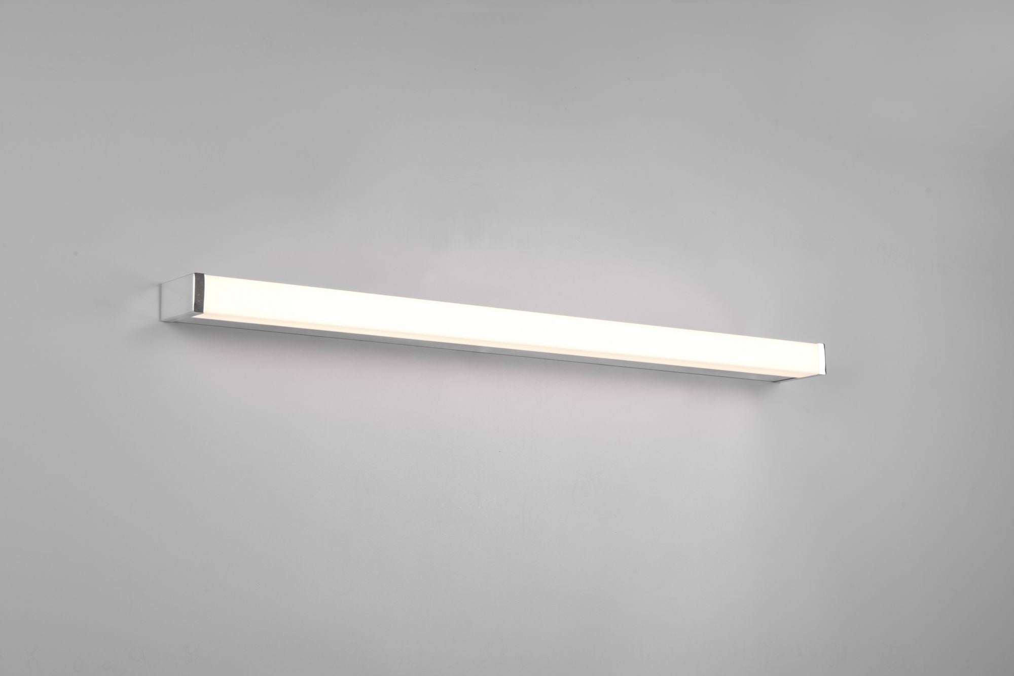 FABIO H2O APPLIQUE LED 12W 1400lm, 3000K CROMO IP44 L. 80CM DIMMERABILE