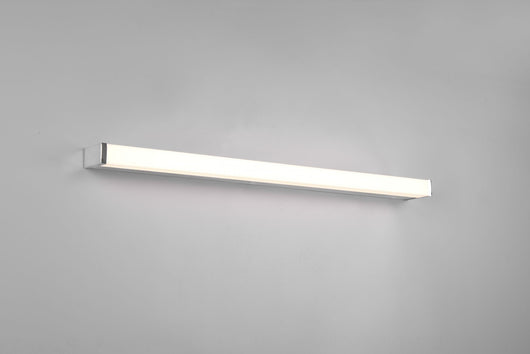 FABIO H2O APPLIQUE LED 12W 1400lm, 3000K CROMO IP44 L. 80CM DIMMERABILE