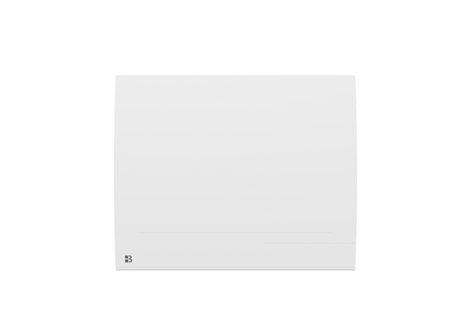 Radiatore elettrico fisso connesso WIFI con inerzia ceramica a secco 1000W LESSO CONNECT orizzontale bianco