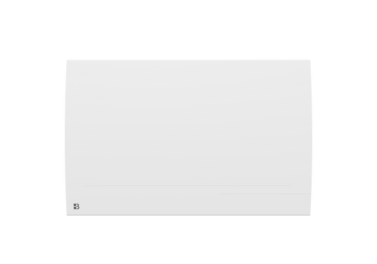 Radiatore elettrico fisso connesso WIFI con inerzia a secco in ceramica 1500W LESSO CONNECT orizzontale bianco