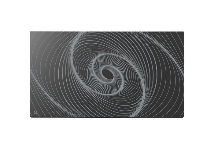 Radiatore elettrico fisso connesso WIFI con inerzia ceramica a secco 1500W ARIANE CONNECT orizzontale nero