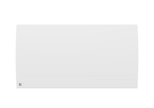 Radiatore elettrico fisso connesso WIFI con inerzia ceramica a secco 2000W LESSO CONNECT orizzontale bianco