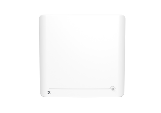 Termoarredo elettrico fisso ad inerzia ceramica a secco 1000 W plug & play con rilevatore di presenza DIANE orizzontale bianco