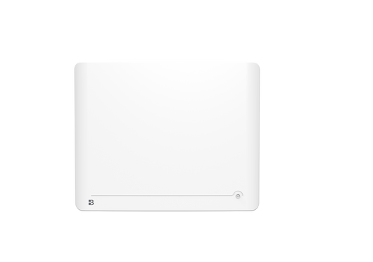 Termoarredo elettrico fisso ad inerzia ceramica a secco 1500 W plug & play con rilevatore di presenza DIANE orizzontale bianco