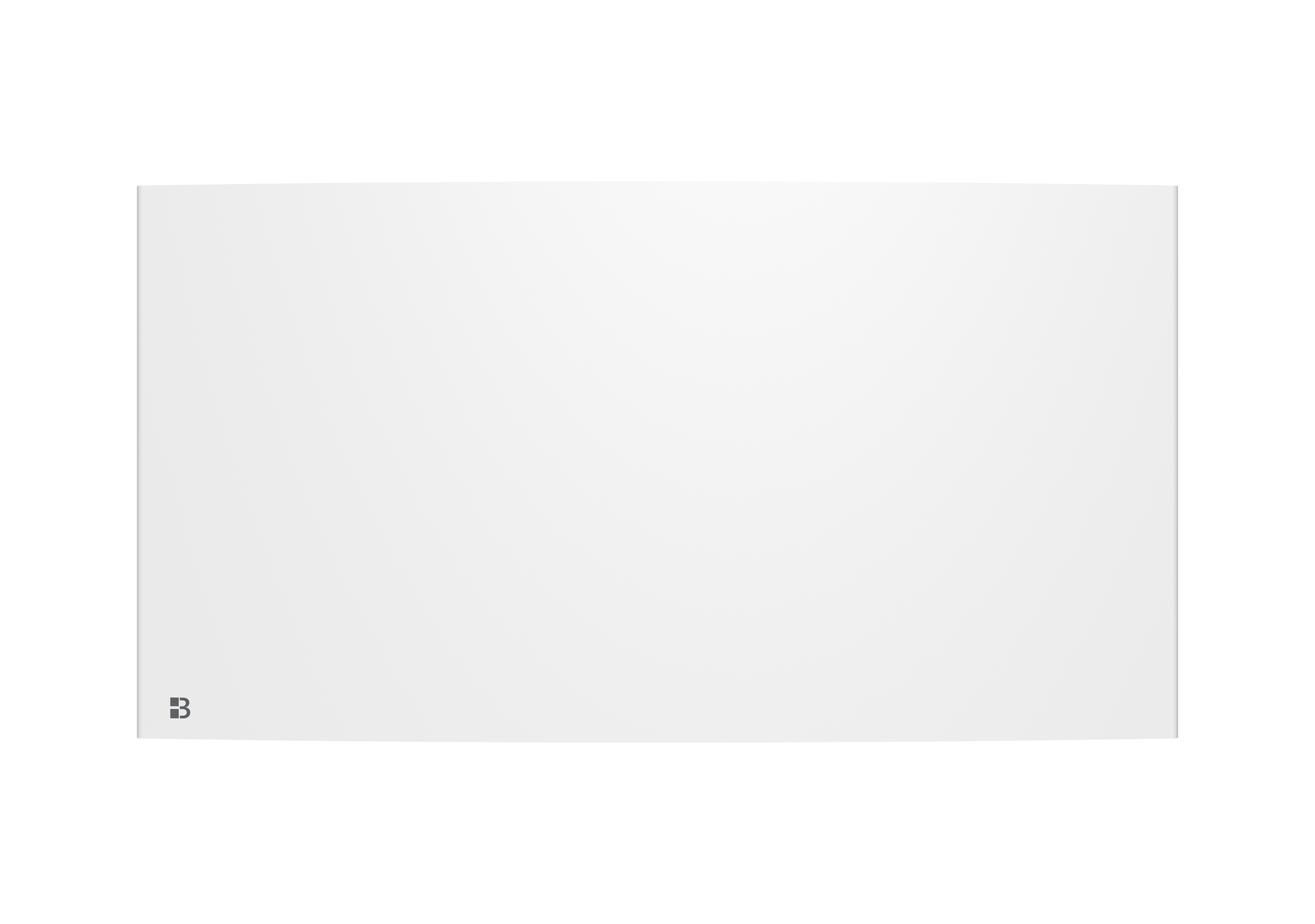 Radiatore elettrico fisso ad inerzia secca in ghisa 2000W BIA orizzontale bianco