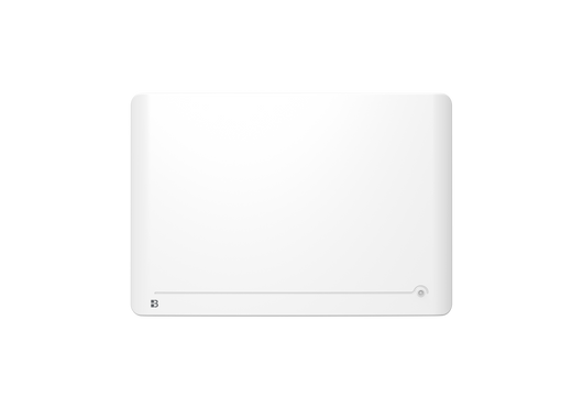 Termoarredo elettrico fisso ad inerzia secca ceramica 2000 W plug & play con rilevatore di presenza DIANE orizzontale bianco