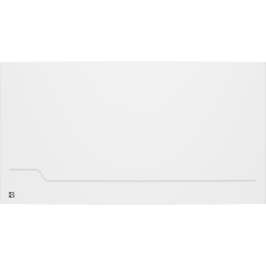 Radiatore elettrico fisso ad inerzia secca in ghisa 2000W ZOE orizzontale bianco