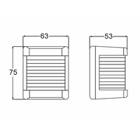 FANALE 3562 NERO TESTA ALBERO