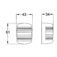 FANALE BIANCO PRUA 225� NETTUNO