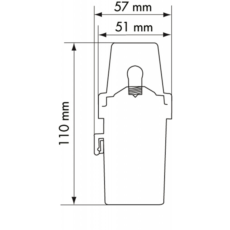 FANALE DI NAVIGAZIONE A PILA VERDE