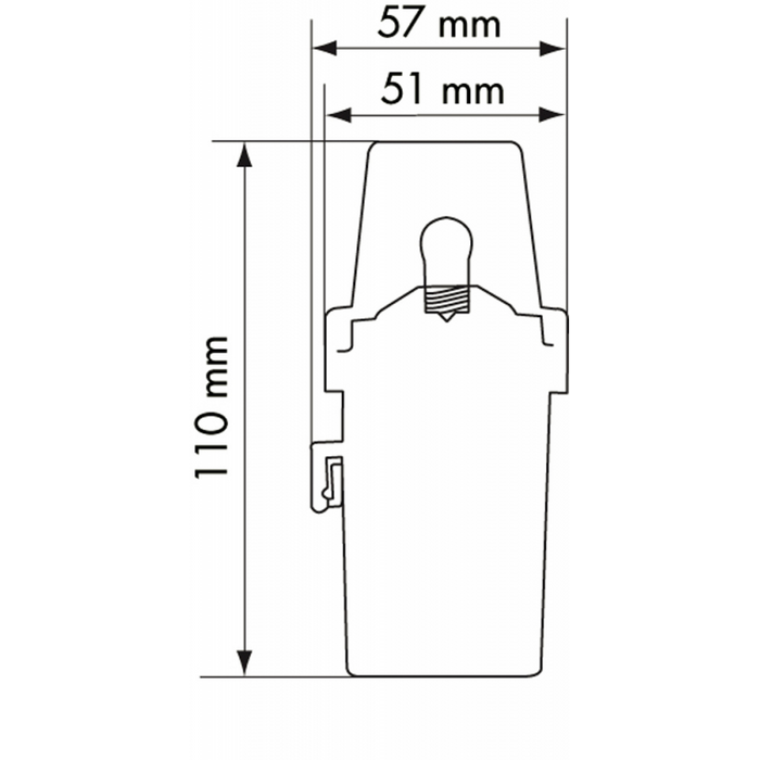 FANALE DI NAVIGAZIONE A PILA VERDE