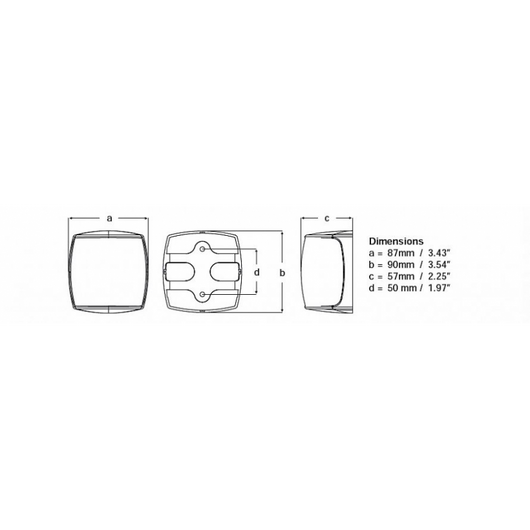 FANALE TESTA ALBERO BIANCO PRO 5 NM
