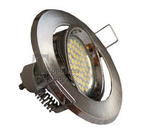 FARETTO 60 LED 5 W WATT AD INCASSO BIANCA ORIENTABILE 180 LUMEN 60 SMD GU10