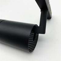 FARETTO LED 15W 48V DC MAGNETICO PER BINARIO AD INCASSO NERO DIREZIONABILE