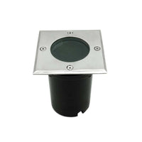 FARETTO LED SEGNAPASSO CALPESTABILE CARRABILE QUADRATO GU10 IP65