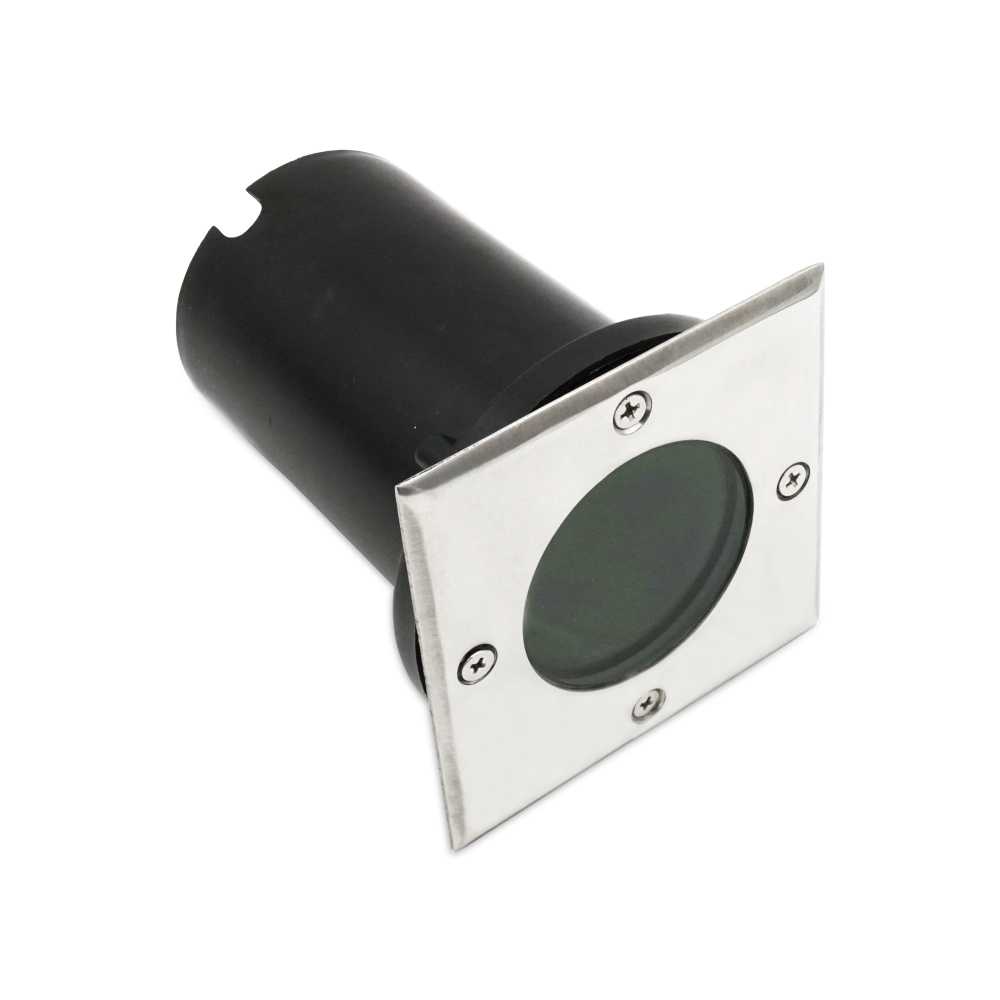 FARETTO LED SEGNAPASSO CALPESTABILE CARRABILE QUADRATO GU10 IP65