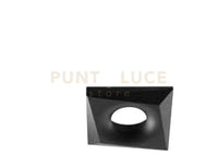 FARETTO VALLEY GU10 QUADRATO CUT OUT L.9,8CM NERO IP20