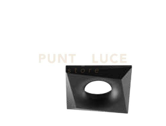 FARETTO VALLEY GU10 QUADRATO CUT OUT L.9,8CM NERO IP20