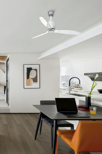 Faro Faro 32020 Bianco Trasparente Ventilatore Per Soffitto Mini Eterfan