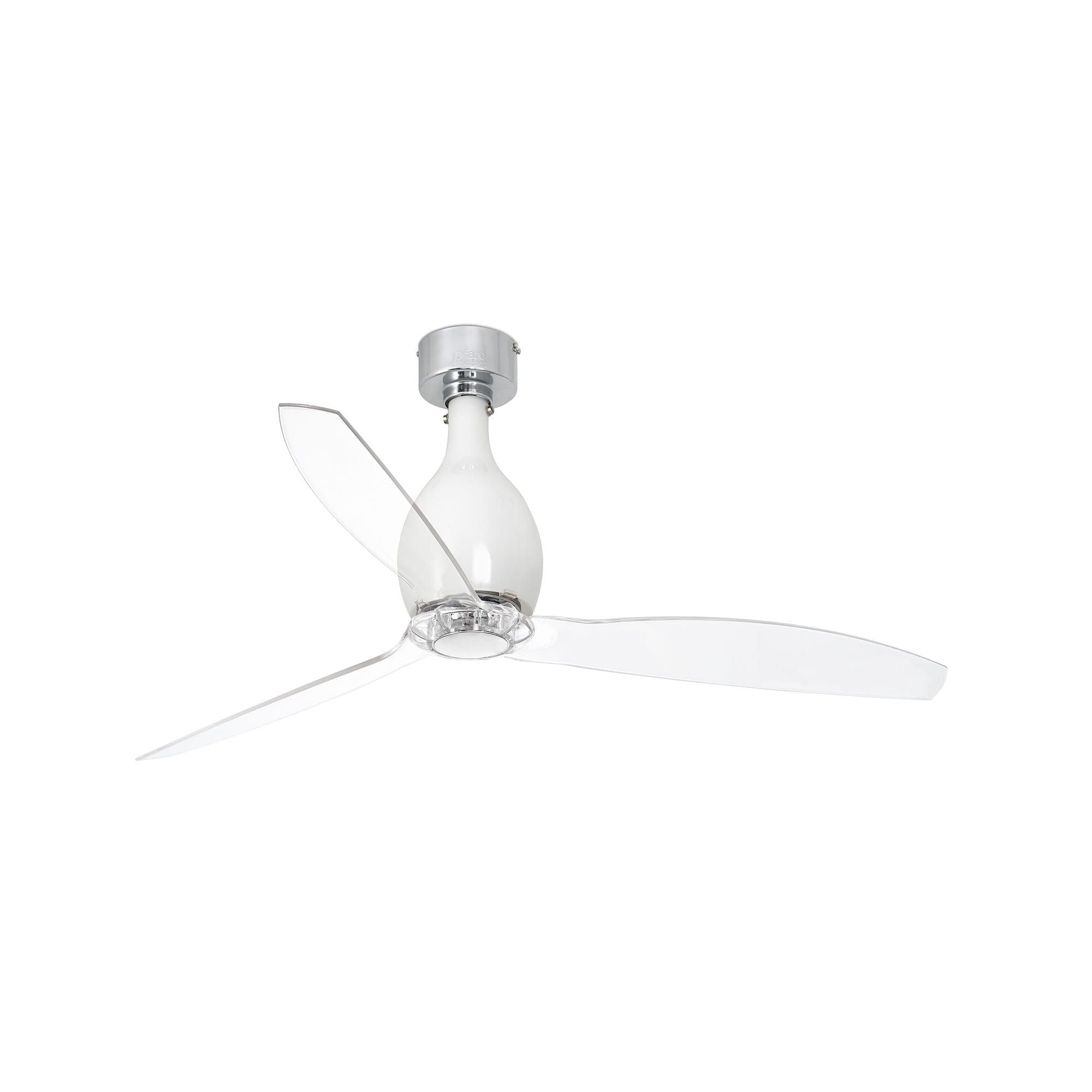 Faro Faro 32020 Bianco Trasparente Ventilatore Per Soffitto Mini Eterfan