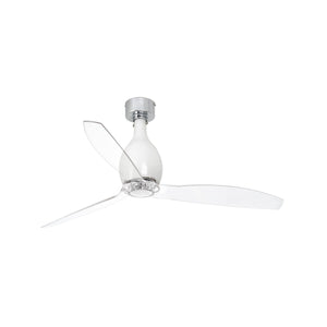 Faro Faro 32020 Bianco Trasparente Ventilatore Per Soffitto Mini Eterfan