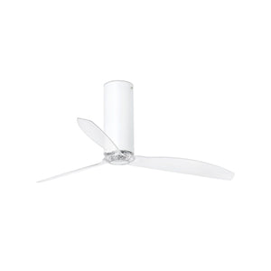 Faro 32033 Ventilatore a Soffitto Senza Luce Motore Dc Diametro 128 Cm Bianco Brillante