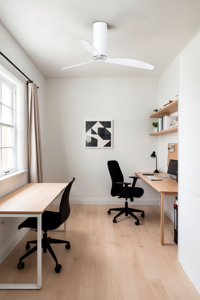 Faro Faro 32034 Bianco Opaco Trasparente Ventilatore a Soffitto Senza Luce Bianco