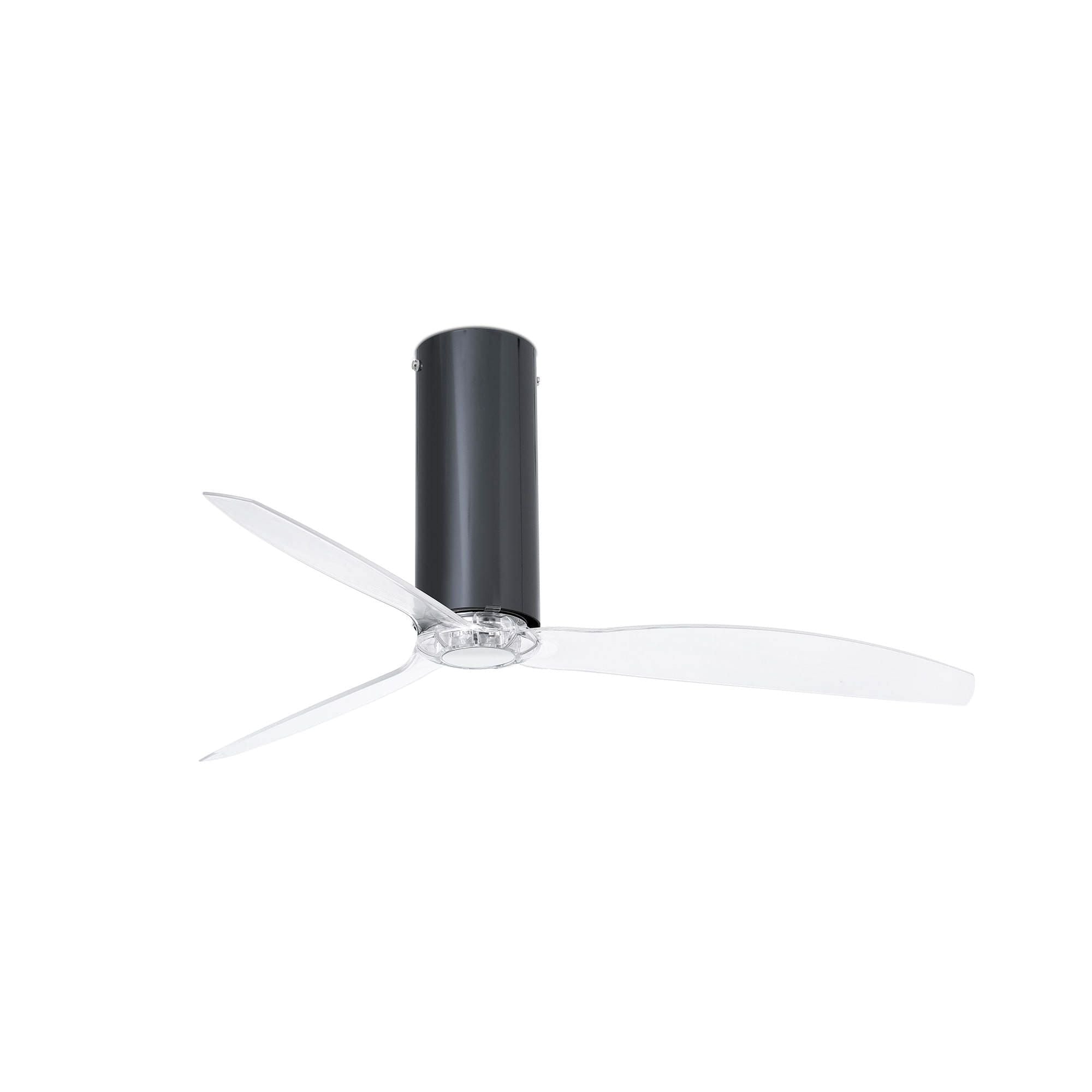 Faro 32035 Ventilatore Da Soffitto Senza Luce Dc Diametro 128 Cm Fino a 176 M2 Nero Brillante