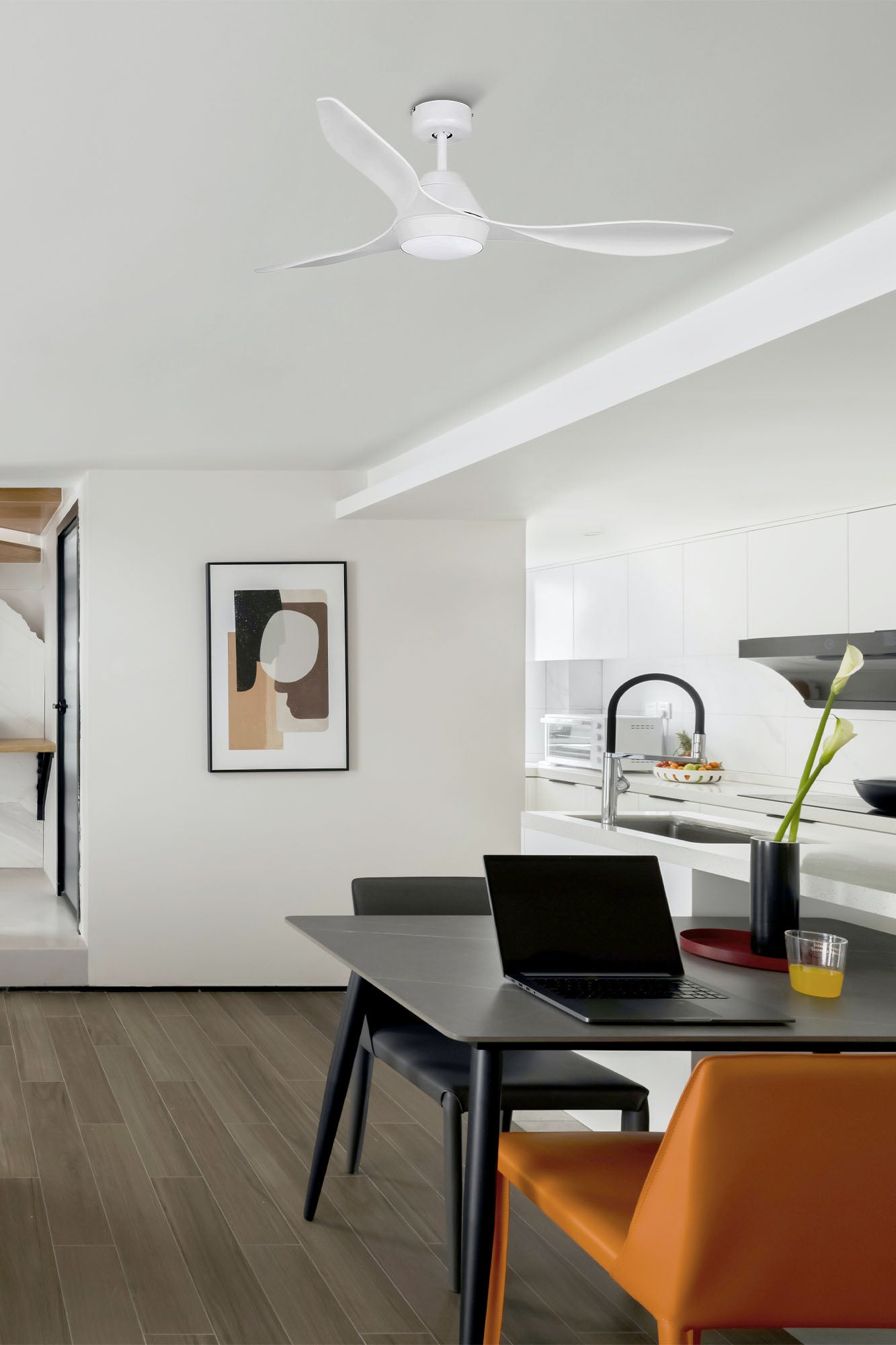 Faro Faro 33346 Bianco Ventilatore Per Soffitto Con Luce Led