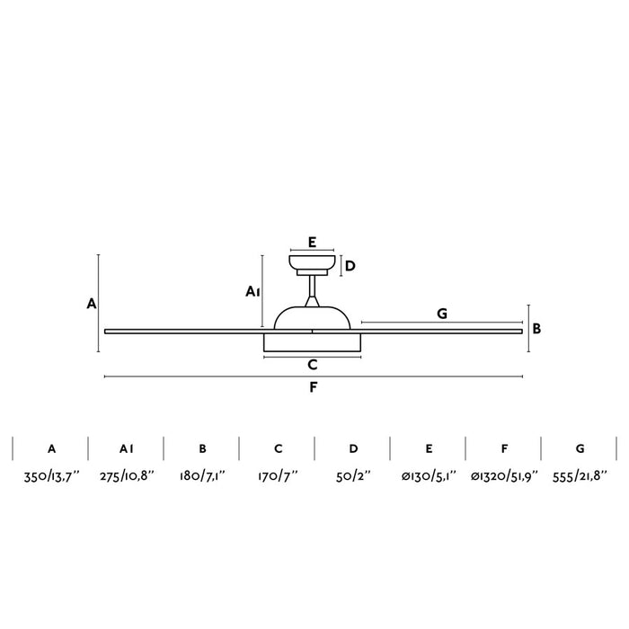 Faro Faro 33346 Bianco Ventilatore Per Soffitto Con Luce Led