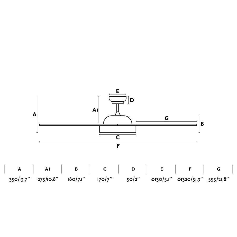 Faro Faro 33346 Bianco Ventilatore Per Soffitto Con Luce Led