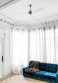 Faro Barcelona Faro 33395d Nero Marrone Ventilatore Senza Luce Deco Fan Nero