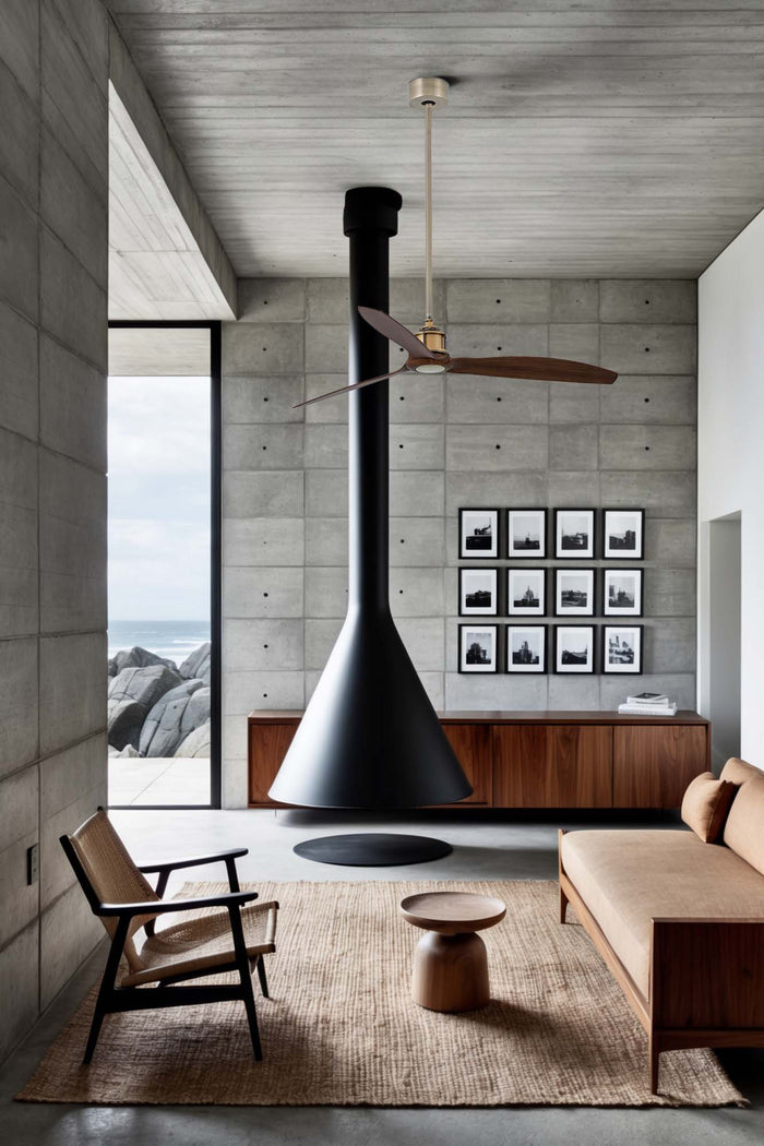 Faro 33398 Ventilatore Da Soffitto Senza Luce Motore Dc Diametro 128 Cm Marrone